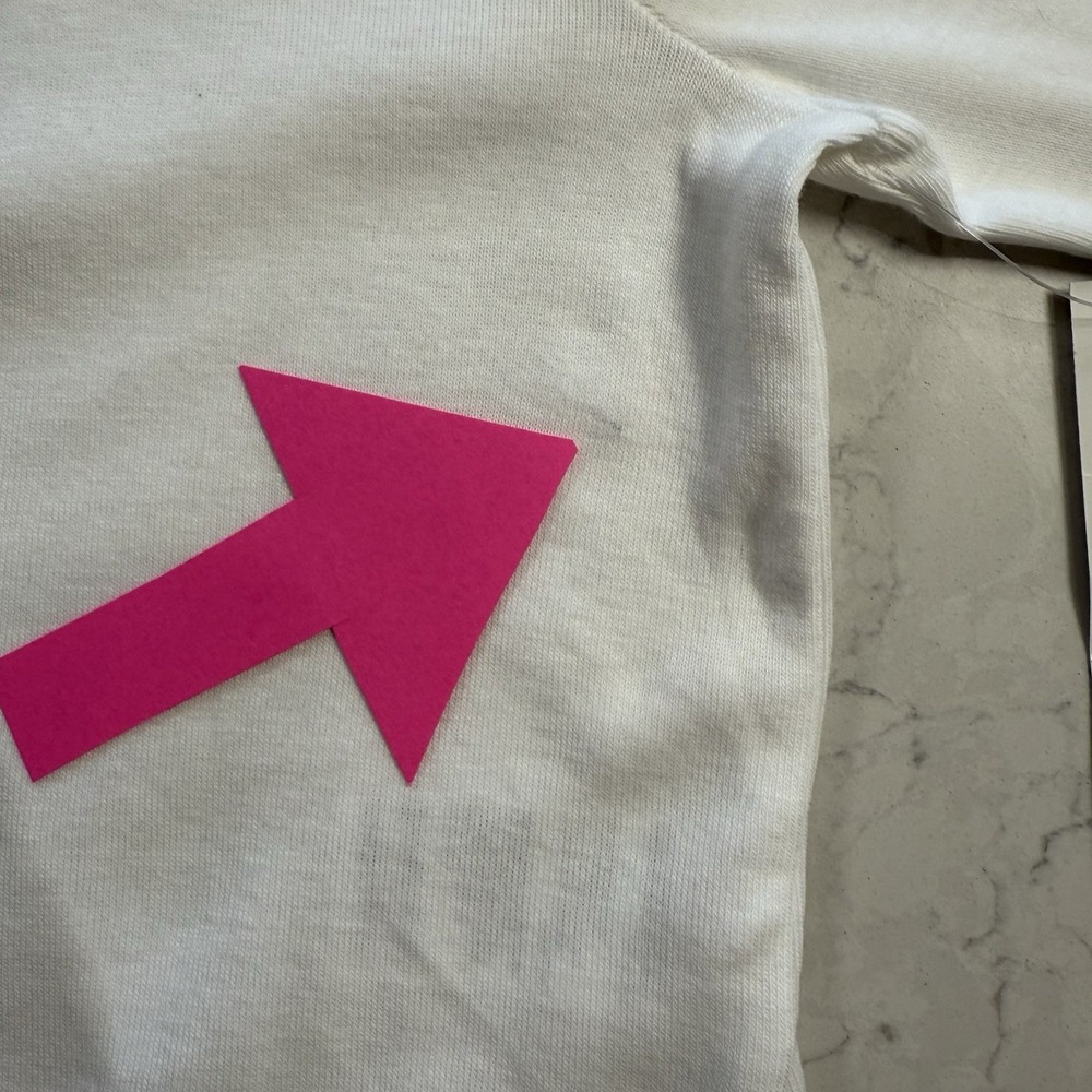 Chico's NWT Womens T Shirt Top 3/4 Sleeve  Button Accent White Bandeau Pima 0 Sm - Picture 16 of 16